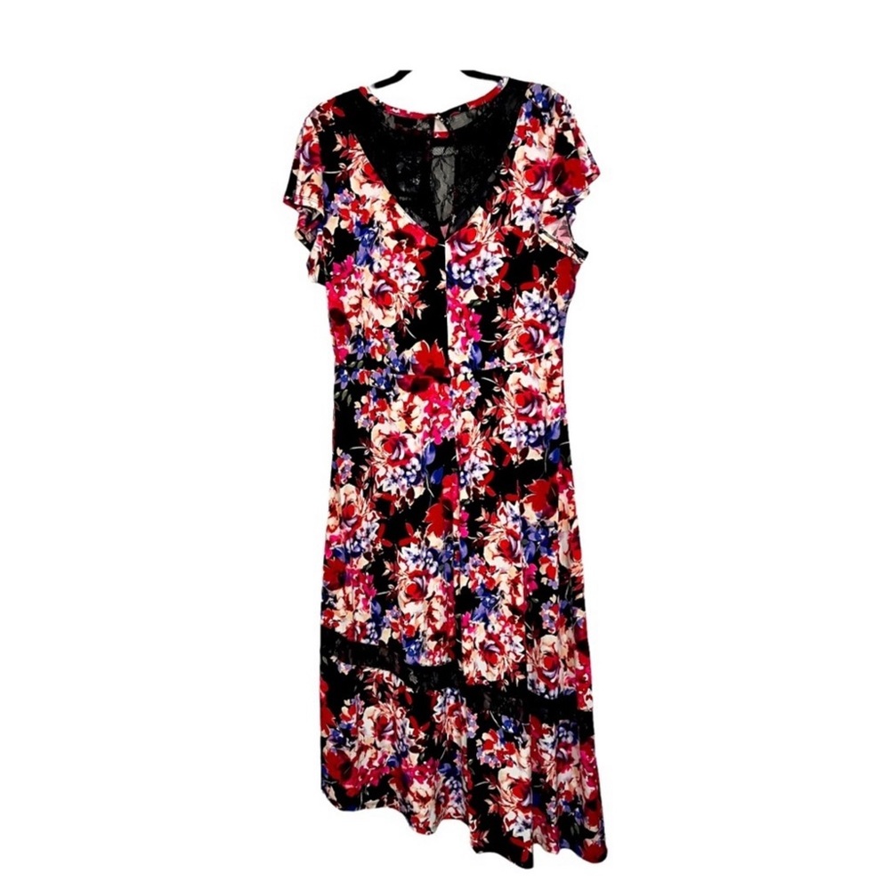 Floral Black Dress - Picture 4 of 7